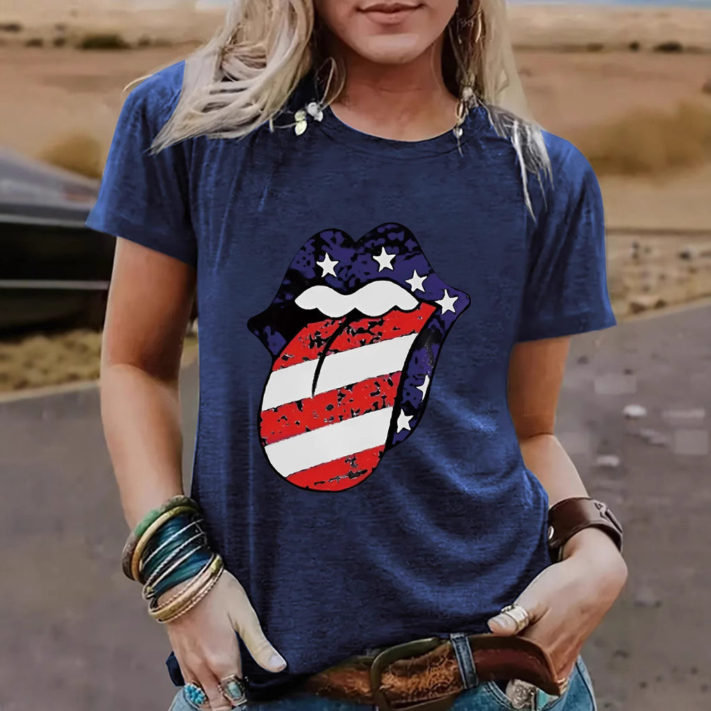Mouth Pattern T-Shirt