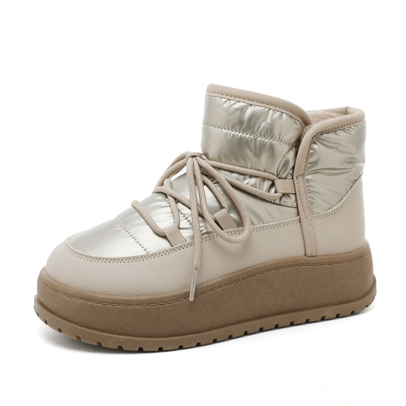 Winter Fleece  Platform Sneakers