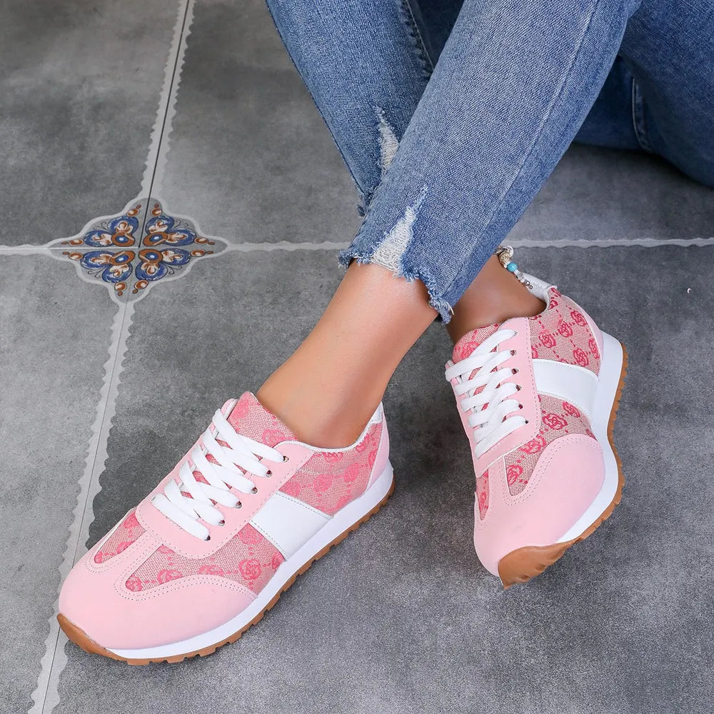 Contrast Canvas Sneakers