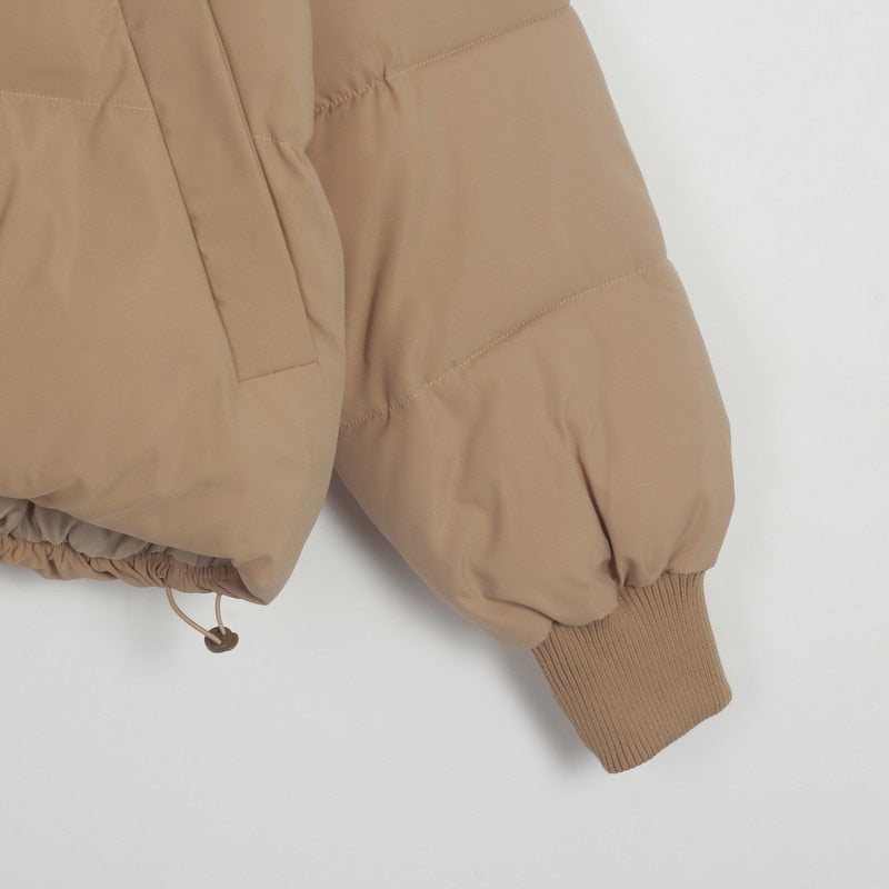 Winter Cotton Parka Jacket for Women – Warm Puffer Outerwear