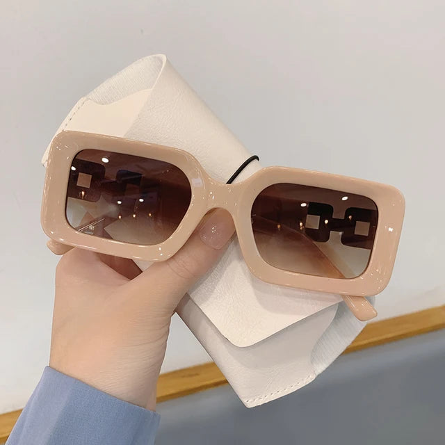 Vintage Gradient Square Sunglasses