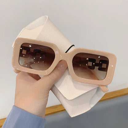 Vintage Gradient Square Sunglasses