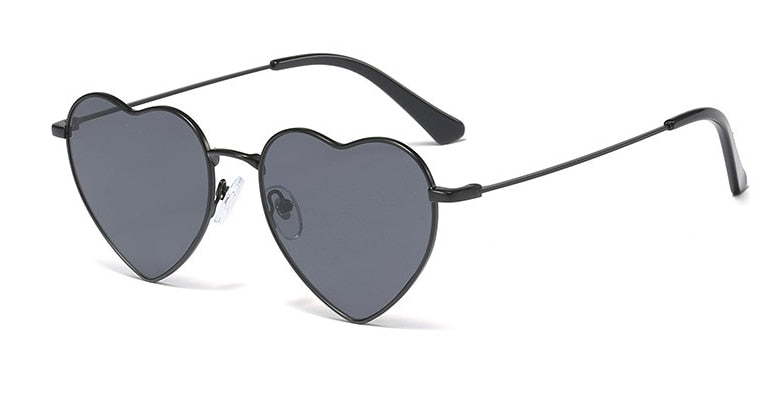 Heart Polarized Metal Sunglasses – Metal Frame UV400 Shades