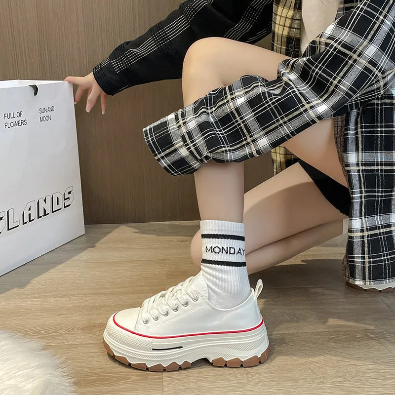 Platform Canvas Sneakers