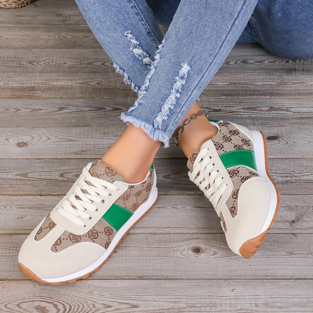 Contrast Canvas Sneakers
