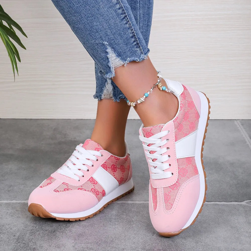 Contrast Canvas Sneakers