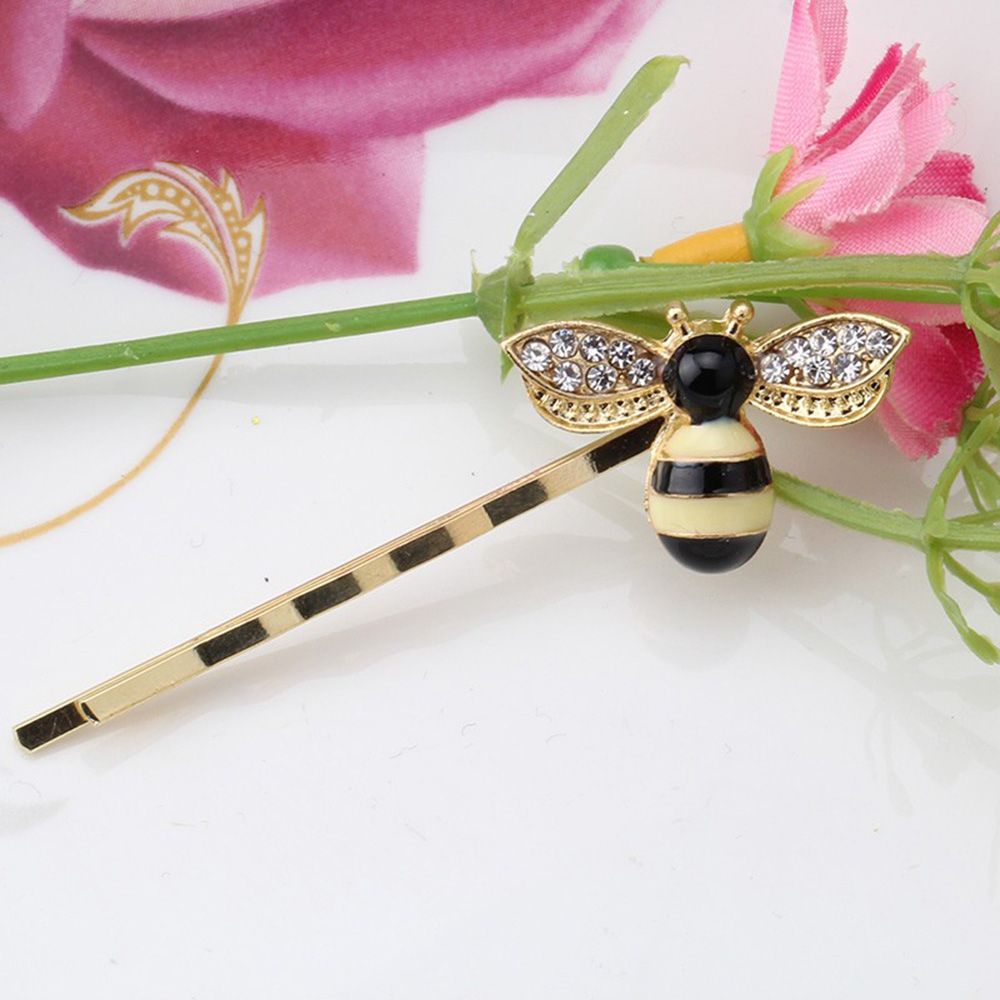 Cute Bee Rhinestone Hairgrip Girls Hair Accessories
