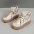 Winter Fleece  Platform Sneakers
