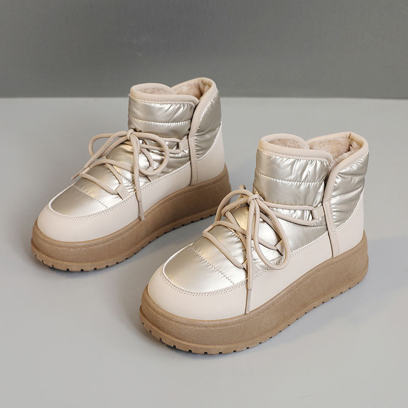Winter Fleece  Platform Sneakers
