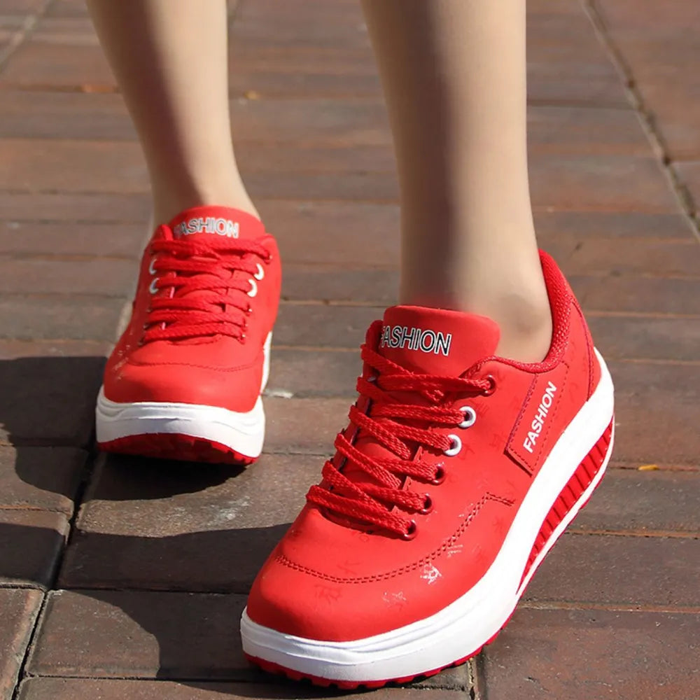 Fashion Rocker Sole Sneakers