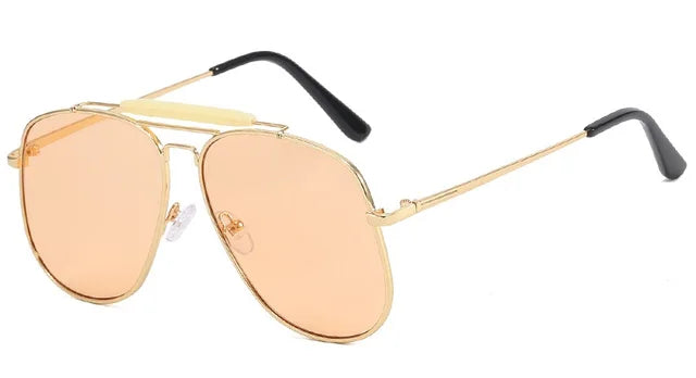 Metal Frame Pilot Sunglasses – Classic Aviator Style Eyewear