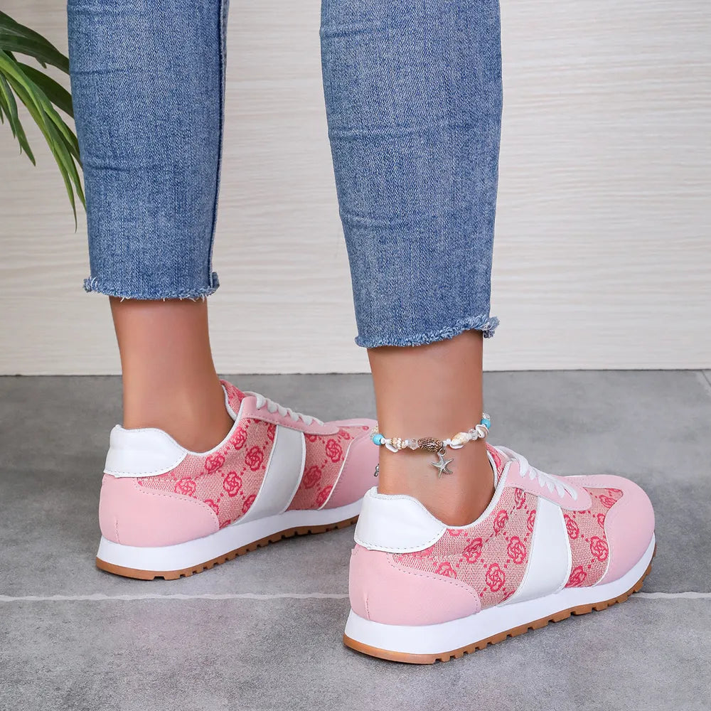 Contrast Canvas Sneakers