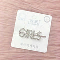 1PC Bling Letter Hairpins Headwear