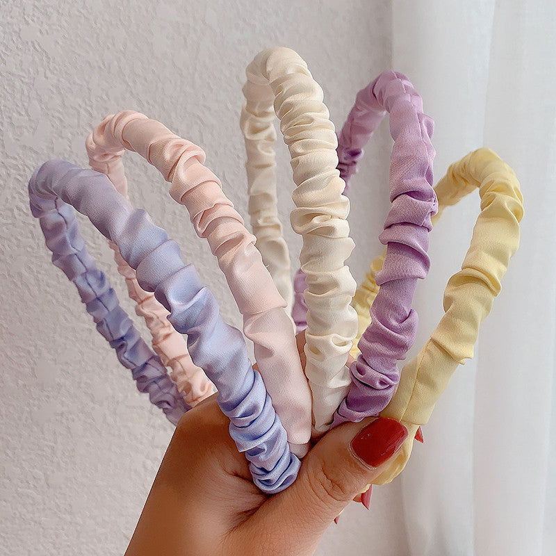 Korea Cute Headband Chiffon Puff Headband