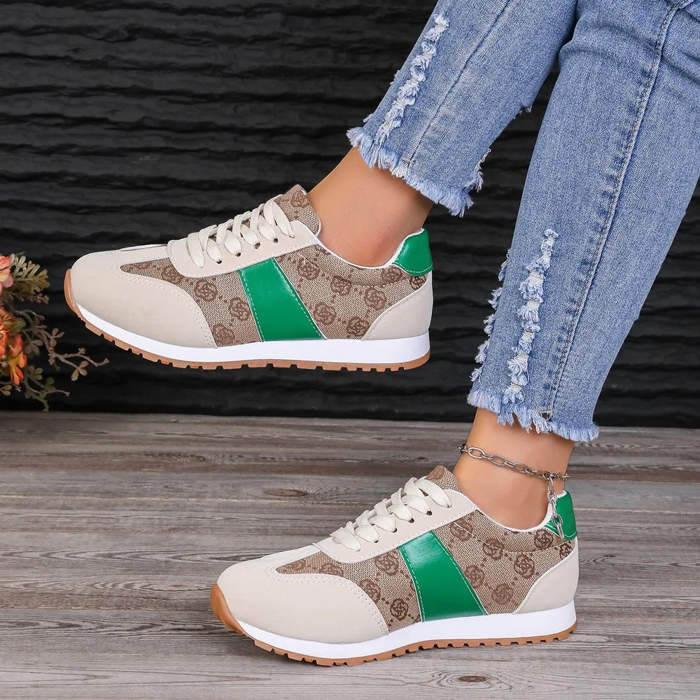 Contrast Canvas Sneakers