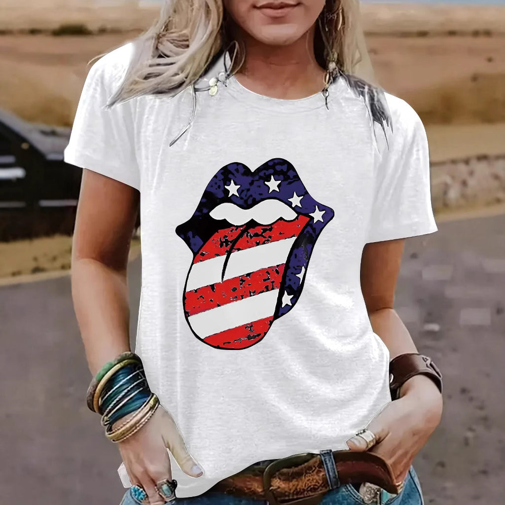 Mouth Pattern T-Shirt