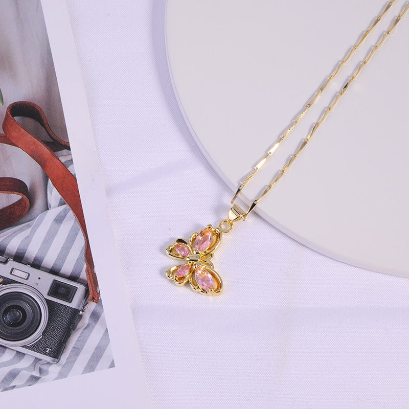 Butterfly Pendant Necklace