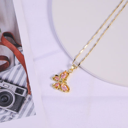 Butterfly Pendant Necklace
