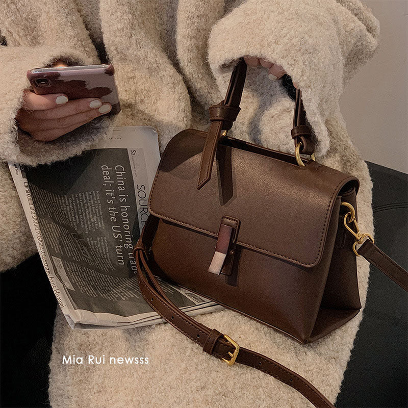 Mahogany Retro Shoulder Bag