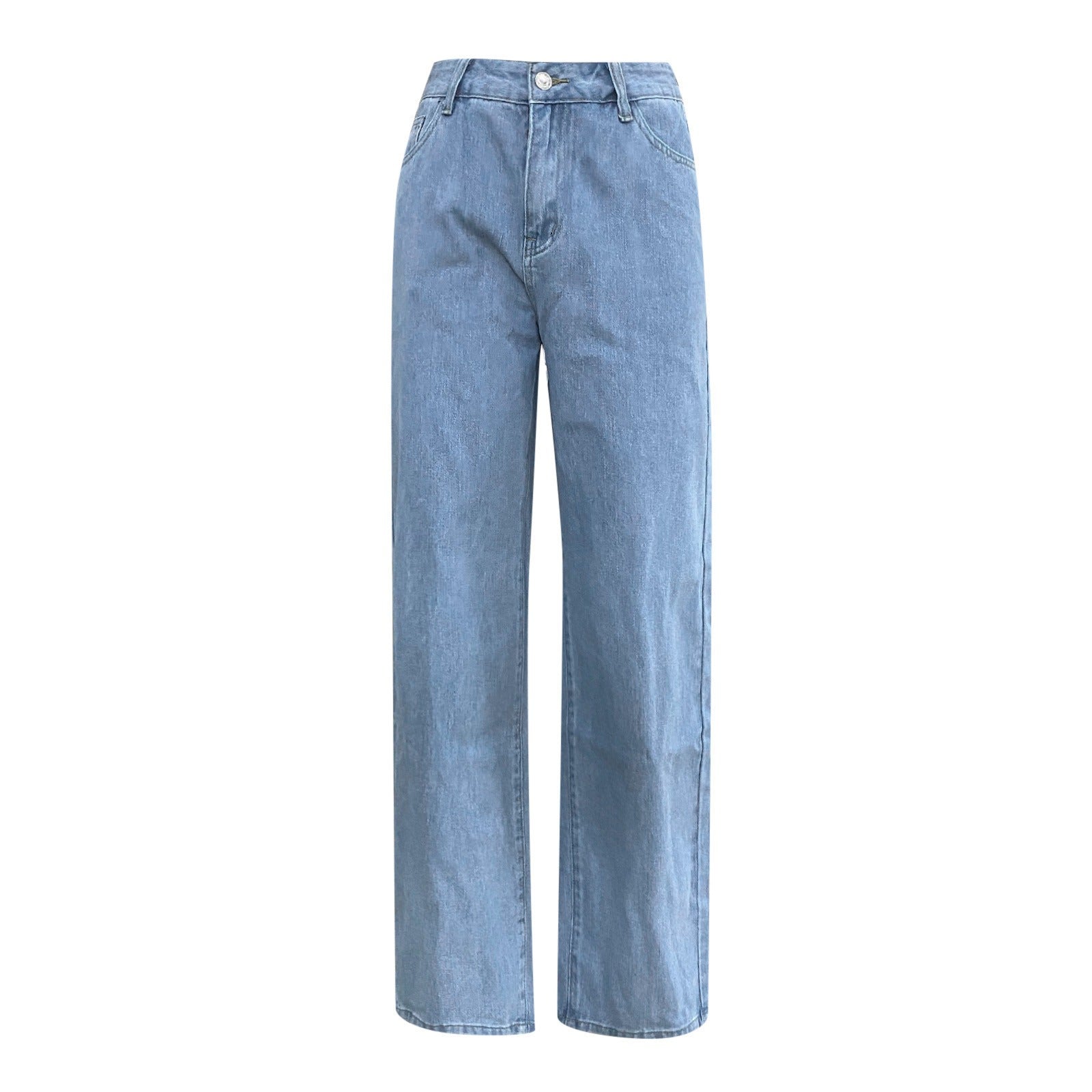 Denim Wide Leg Pants – High Waist Casual Jeans for Women