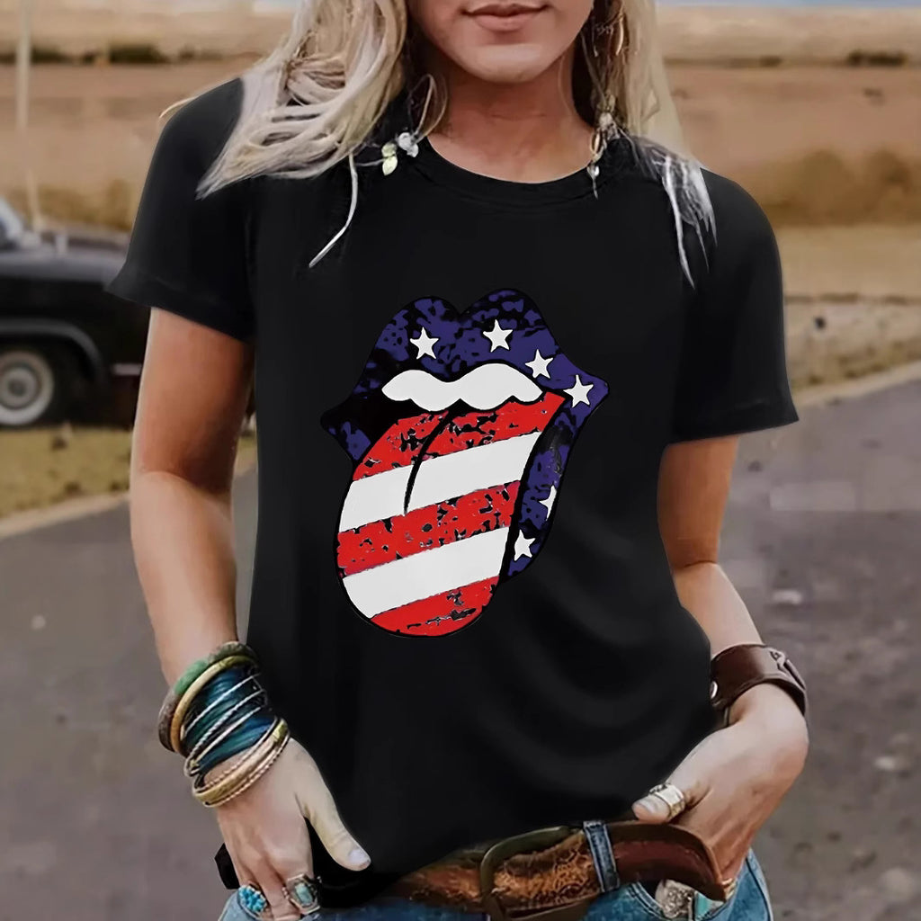 Mouth Pattern T-Shirt