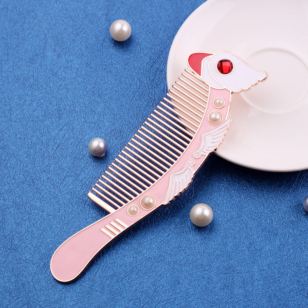 Girl Heart Creative Straight Hair Comb Cute