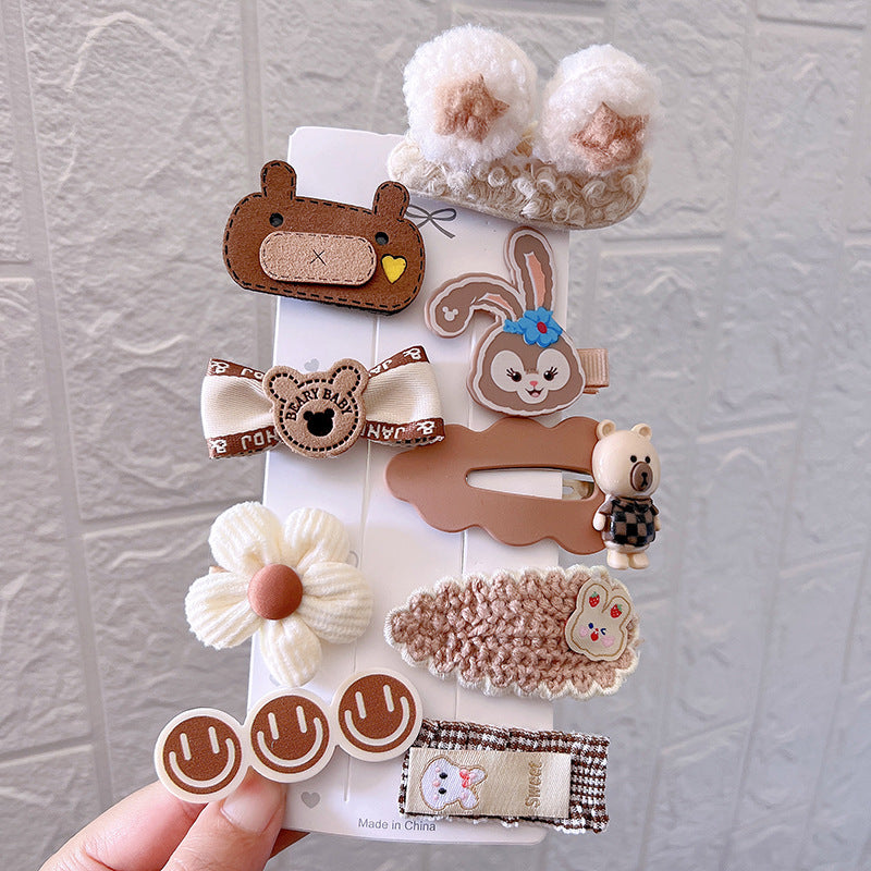 Hair Clip Girls Headdress Cute Plush Hair Side Clip