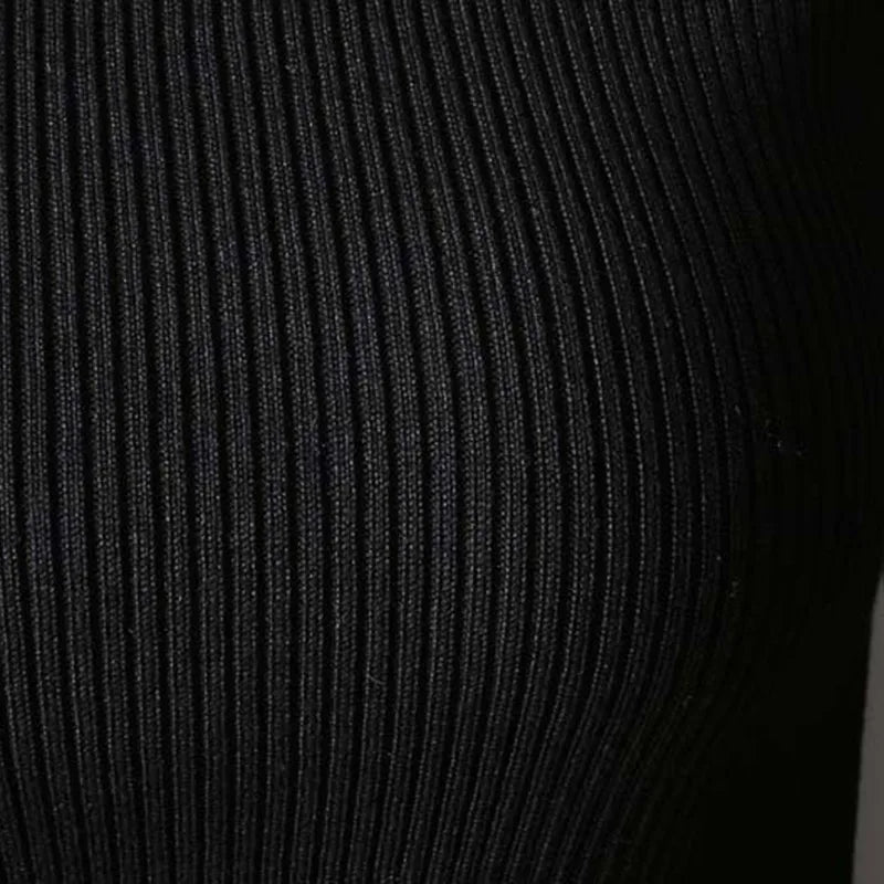 Patchwork Turtleneck Sweater – Breathable Cozy Fashion Knitwear for Women