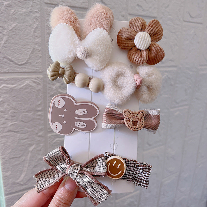 Hair Clip Girls Headdress Cute Plush Hair Side Clip