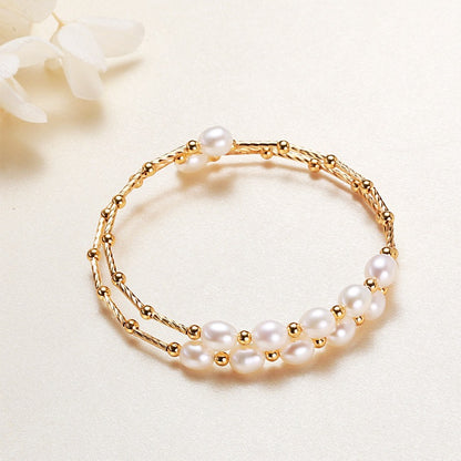 Baroque Pearl Bracelet – Elegant Handmade Jewelry for Women